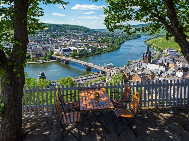 The city of Bernkastel Kues is one of the most popular tourist attractions on the Moselle