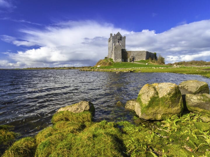 dunguaire castle in co. galway, irland