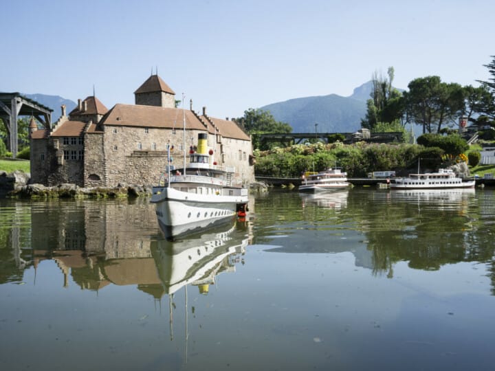 Melide: Swiss miniature family. Nella foto immagini tematiche alla Swiss Miniature.
(© Ti-Press / Alessandro Crinari)